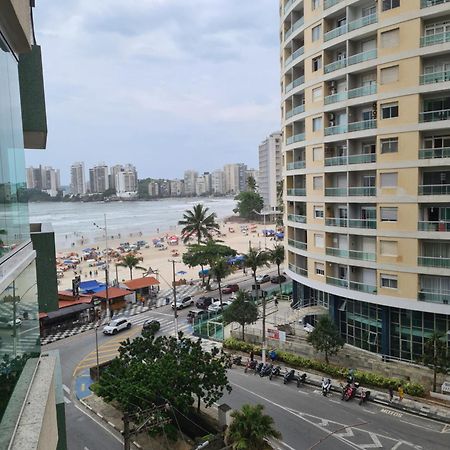 Apartamento Vista Praia Pitangueiras - 40 Metros Da Praia Guarujá Exterior foto